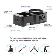 Load image into Gallery viewer, PULUZ CNC Aluminum Alloy Cage for DJI Action 2, Aluminum Cage (Black), Aluminum Cage (Titanium Color)