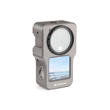 Load image into Gallery viewer, PULUZ CNC Aluminum Alloy Cage for DJI Action 2, Aluminum Cage (Black), Aluminum Cage (Titanium Color)