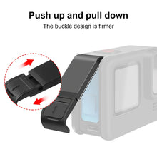 Load image into Gallery viewer, PULUZ for GoPro HERO12 Black /11 Black /10 Black /9 Black Silicone Protective Case + POM Side Interface Cover with Wrist Strap &amp; Lens Cover, For GoPro HERO12 Black Silicone Case + Side Cover