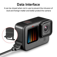 Load image into Gallery viewer, PULUZ POM Plastic Battery Side Interface Cover for GoPro HERO13 Black /12 Black /11 Black /10 Black /9 Black, POM Plastic Side Cover