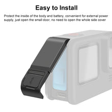 Load image into Gallery viewer, PULUZ POM Plastic Battery Side Interface Cover for GoPro HERO13 Black /12 Black /11 Black /10 Black /9 Black, POM Plastic Side Cover