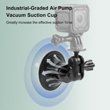 Load image into Gallery viewer, PULUZ 1/4 inch Magic Arm Suction Cup Mount, 1/4 inch Suction Cup Mount
