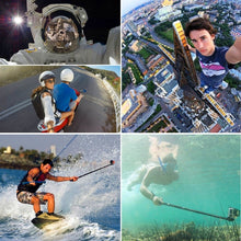 Load image into Gallery viewer, PULUZ Extendable Handheld Selfie Monopod for GoPro, Insta360, DJI and Other Action Cameras, Length: 22.5-80cm, Length: 22.5-100cm