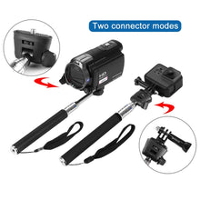 Load image into Gallery viewer, PULUZ Extendable Handheld Selfie Monopod for GoPro, Insta360, DJI and Other Action Cameras, Length: 22.5-80cm, Length: 22.5-100cm