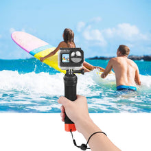 Load image into Gallery viewer, PULUZ Floating Foam Hand Grip Buoyancy Rods with Strap &amp; Quick-release Base for GoPro, Insta360, DJI and Other Action Cameras, Foam Floating Hand Grip