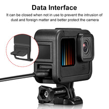Load image into Gallery viewer, PULUZ Frame Expansion PA Cage with Side Interface Cover for GoPro HERO12 Black /11 Black /10 Black /9 Black, PA Cage with Side Cover