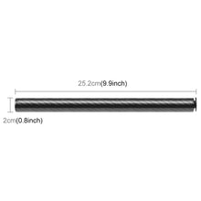 Load image into Gallery viewer, PULUZ 250mm Aluminum Alloy Carbon Fiber Floating Buoyancy Selfie-stick Extension Arm Rods for GoPro, Insta360, DJI and Other Action Cameras, 250mm