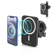 Load image into Gallery viewer, PULUZ 15W Magnetic Qi Wireless Charger Vlogging Phone Clamp Holder