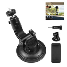 Load image into Gallery viewer, PULUZ Car Suction Cup Mount with Phone Clamp / Screw / Tripod Adapter, Phone Car Suction Cup