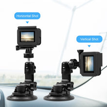 Load image into Gallery viewer, PULUZ Car Suction Cup Mount with Phone Clamp / Screw / Tripod Adapter, Phone Car Suction Cup