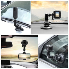 Load image into Gallery viewer, PULUZ Car Suction Cup Mount with Phone Clamp / Screw / Tripod Adapter, Phone Car Suction Cup