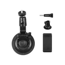 Load image into Gallery viewer, PULUZ Car Suction Cup Mount with Phone Clamp / Screw / Tripod Adapter, Phone Car Suction Cup