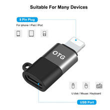Load image into Gallery viewer, PULUZ 8 Pin to USB-C / Type-C  PD OTG Adapter, 8 Pin OTG Adapter