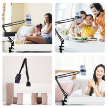 Load image into Gallery viewer, PULUZ Live Broadcast Desktop Articulating Arm Holderwith Phone Clamp, Phone Clamp