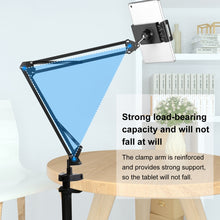 Load image into Gallery viewer, PULUZ Live Broadcast Desktop Articulating Arm Holder with Tablet Clamp, Tablet Clamp