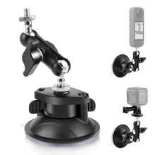 Load image into Gallery viewer, PULUZ Upgraded 1/4 inch Magic Arm Suction Cup Mount, Upgraded 1/4 inch Suction Cup Mount