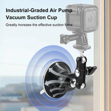 Load image into Gallery viewer, PULUZ Upgraded 1/4 inch Magic Arm Suction Cup Mount, Upgraded 1/4 inch Suction Cup Mount