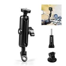 Load image into Gallery viewer, PULUZ Motorcycle Holder Mirror Base Hole Fixed Mount for GoPro and Other Action Cameras, Mirror Base Hole Mount