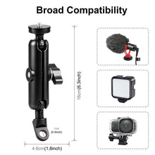 Load image into Gallery viewer, PULUZ Motorcycle Holder Mirror Base Hole Fixed Mount for GoPro and Other Action Cameras, Mirror Base Hole Mount