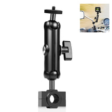 Load image into Gallery viewer, PULUZ Motorcycle Holder Rearview Mirror Fixed Mount for GoPro and Other Action Cameras, Rearview Mirror Mount