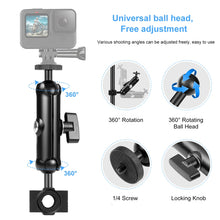Load image into Gallery viewer, PULUZ Motorcycle Holder Rearview Mirror Fixed Mount for GoPro and Other Action Cameras, Rearview Mirror Mount