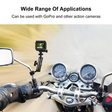 Load image into Gallery viewer, PULUZ Motorcycle Holder Rearview Mirror Fixed Mount for GoPro and Other Action Cameras, Rearview Mirror Mount