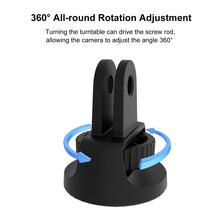 Load image into Gallery viewer, PULUZ 1/4 inch Screw Adjustable ABS Action Camera Tripod Adapter, ABS Camera Adapter