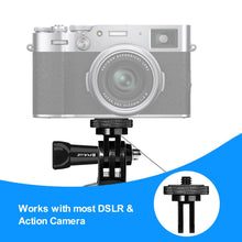 Load image into Gallery viewer, PULUZ 1/4 inch Screw Metal Tripod Mount Action Camera Adapter, Metal Camera Adapter