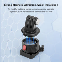 Load image into Gallery viewer, PULUZ Action Camera Quick Release Magnetic Base Adapter, Quick Release Magnetic Base