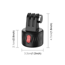 Load image into Gallery viewer, PULUZ Action Camera 1/4 inch Magnetic Base Adapter, 1/4 inch Magnetic Base