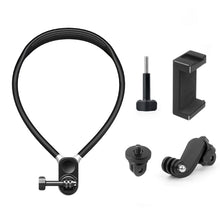 Load image into Gallery viewer, PULUZ Lazy Neck Bracket POV View Mount with Phone Clamp for GoPro Action Cameras / Phones, Magnetic Silicone Collar Bracket