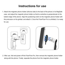Load image into Gallery viewer, PULUZ For Insta360 FLow Gimbal Magnetic MagSafe Adapter Phone Holder