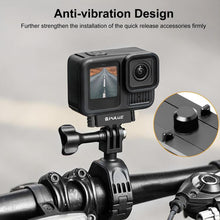 Load image into Gallery viewer, For GoPro HERO13 Black  PULUZ Magnetic Quick Release Base Mount, For GoPro HERO13 Black / MAX2 (Black), For GoPro HERO13 Black (Black Red)