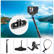 Load image into Gallery viewer, For GoPro HERO13 Black  PULUZ Magnetic Quick Release Base Mount, For GoPro HERO13 Black / MAX2 (Black), For GoPro HERO13 Black (Black Red)