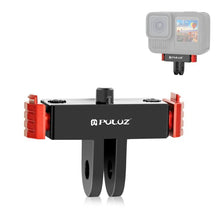 Load image into Gallery viewer, For GoPro HERO13 Black  PULUZ Magnetic Quick Release Base Mount, For GoPro HERO13 Black / MAX2 (Black), For GoPro HERO13 Black (Black Red)