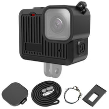Load image into Gallery viewer, For GoPro HERO 2024 PULUZ Silicone Protective Case Side Interface Cover with Wrist Strap &amp; Lens Cover, Silicone Protective Case