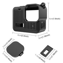 Load image into Gallery viewer, For GoPro HERO 2024 PULUZ Silicone Protective Case Side Interface Cover with Wrist Strap &amp; Lens Cover, Silicone Protective Case