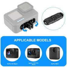 Load image into Gallery viewer, PULUZ Quick Release Magnetic Folding Base Adapter for GoPro HERO12 Black /11 Black /11 Black mini /10 Black /9 Black /8 Black / Max, Magnetic Folding Base For GoPro HERO12 Black