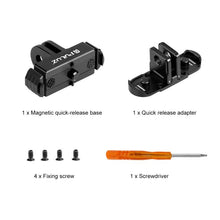 Load image into Gallery viewer, PULUZ Quick Release Magnetic Folding Finger Base Mount for GoPro HERO12 Black /11 Black /11 Black mini /10 Black /9 Black /8 Black / Max, Folding Finger Base Mount