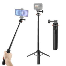 Load image into Gallery viewer, PULUZ Mini Magnetic Quick Release Selfie Stick Tripod, Magnetic Quick Release Tripod