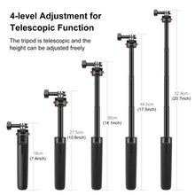 Load image into Gallery viewer, PULUZ Mini Magnetic Quick Release Selfie Stick Tripod, Magnetic Quick Release Tripod