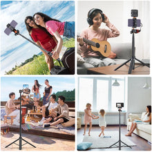 Load image into Gallery viewer, PULUZ 1.3m Phone Selfie Stick Tripod Vlog Live Streaming Holder with Phone Clip, 1.4m  Phone Tripod