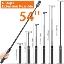 Load image into Gallery viewer, PULUZ 1.3m Action Camera Selfie Stick Tripod Vlog Live Streaming Holder, 1.4m Action Camera Tripod