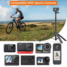 Load image into Gallery viewer, PULUZ 1.3m Action Camera Selfie Stick Tripod Vlog Live Streaming Holder, 1.4m Action Camera Tripod