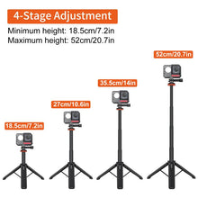 Load image into Gallery viewer, PULUZ Action Camera Extension Tripod Selfie Stick Stand for GoPro, Action Camera Tripod