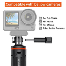 Load image into Gallery viewer, PULUZ Action Camera Extension Tripod Selfie Stick Stand for GoPro, Action Camera Tripod