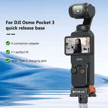 Load image into Gallery viewer, For DJI Osmo Pocket 3 PULUZ Type-C Charging Base Quick Release Mount Adapter, Type-C Charging Base
