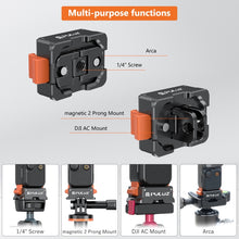 Load image into Gallery viewer, For DJI Osmo Pocket 3 PULUZ Type-C Charging Base Quick Release Mount Adapter, Quick Release Mount