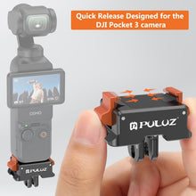 Load image into Gallery viewer, For DJI Osmo Pocket 3 PULUZ Type-C Charging Base Quick Release Mount Adapter, Quick Release Mount