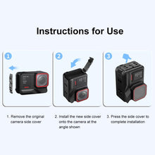 Load image into Gallery viewer, PULUZ ACE / AC Aluminum Alloy Battery Side Interface Cover for Insta360 Ace Pro 2, For Insta360 Ace Pro 2 ACE/AC Port